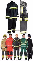 Nomex Turnout Gear Pompiers Uniformes et pantalons Pompier Vêtements MED Fire Suit