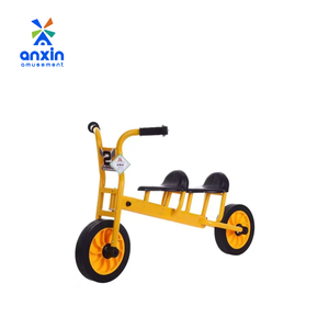 <span class=keywords><strong>Tricycle</strong></span> Anxin pour bébé, 2-7 ans, vélo d'équilibre pour enfants de maternelle, deux places, siège confortable en plastique et métal avec dossier - Product Image 3