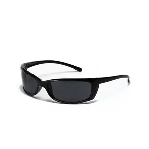 النظارات الشمسية المخصصة الأحدث أزياء الشتاء الرخيصة الخاصة بك إطار صغير حزب Y2K