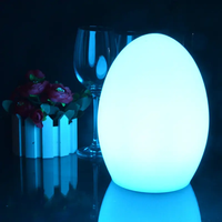 Dekorative Bar Led Tisch Lampe Ei Form schnur lose LED Schreibtisch lampe USB-Fernbedienung Aufladen kreative Schlafzimmer LED Nachtlicht
