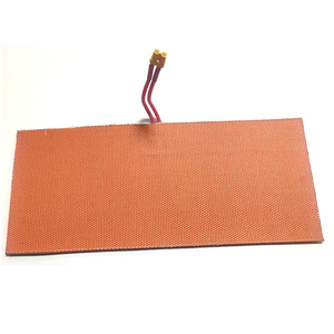 Calentador de tambor de goma de silicona naranja negro 600W 110V 200x300x1,5mm adhesivo 3M PARA LA INDUSTRIA DE LA CONSTRUCCIÓN impresora 3D CE ROHS - Product Image 4