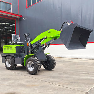 Alta Qualidade 4X4 Rodas Front End <span class=keywords><strong>Loader</strong></span> Mini Carregador Bateria Elétrica Alimentado com Anexo para Venda - Product Image 5