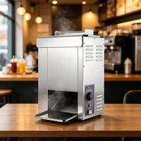 Machine à griller les pains à hamburger automatique en acier inoxydable, 3 tailles disponibles pour les restaurants de restauration rapide