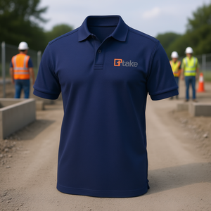 Camiseta Polo de Corte Regular 3XL Azul Marino con Logotipo en el Pecho - Product Image 3