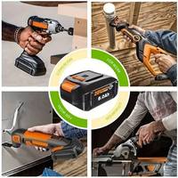 Baterai Lithium Ion 20V yang Dapat Diisi Ulang Kompatibel dengan Alat Bor Tanpa Kabel WA3520 WA3578 WA3525 WA3575
