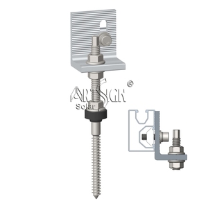 Support solaire en aluminium étanche <span class=keywords><strong>pour</strong></span> toit métallique, <span class=keywords><strong>crochet</strong></span> de fixation 59mm 80mm 84mm <span class=keywords><strong>pour</strong></span> système de support de panneaux solaires |   Art Sign - Product Image 2