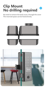 Wifi Bluetooth thông minh khóa ngón tay in kỹ thuật số Cửa Khóa cửa kính Hệ thống khóa - Product Image 4