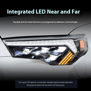 ไฟหน้า LED AURON รุ่นใหม่ 32V 6000K 60W 6000 ลูเมนส์ สำหรับรถยนต์ 4Runner ปี 2010-2023 ชุดติดตั้งเพิ่ม/อัพเกรด - Product Image 4