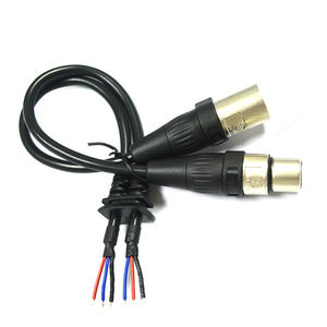 كابل توصيل صوتي مخصص من كانتيل، موصل ذكر مطلي بالقصدير، معزول بالبولي فينيل كلوريد، كابل تقسيم على شكل Y بطول 150 مم، نموذج لتوصيلات الطاقة - Product Image 2