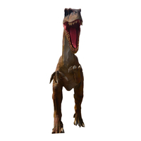Modèle de dinosaure en silicone dynamique et réaliste Animatronic pour expositions de musée | Affichage de dinosaures robotiques grandeur nature