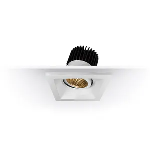 Оптовые продажи светодиодный светильник (9 см)-Светодиодный точечный светильник Gallary COB 20 Вт, Встраиваемый светодиодный потолочный светильник с CCT 3000k