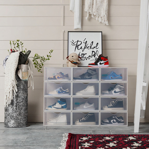 Modular rõ ràng Tủ giày lưu trữ có thể tháo rời <span class=keywords><strong>acrylic</strong></span> nhựa trong suốt lưu trữ cho nhiều phòng sử dụng - Product Image 1