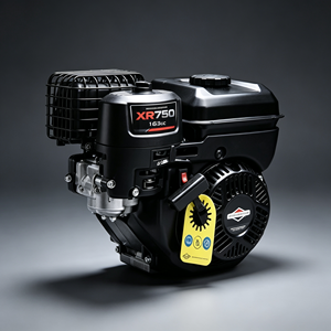 Moteur à essence XR750 163cc 4 temps OHV à arbre horizontal pour truelle à béton et compacteur à plaques - Product Image 6