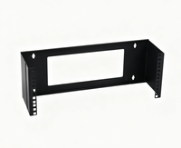 Support mural vertical 2U en acier au carbone et acier inoxydable avec revêtement en poudre certifié ISO