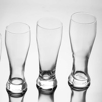 Verre à bière personnalisé 15OZ 20OZ, haut et épais, design minimaliste, sans plomb, écologique, compatible lave-vaisselle, transparent