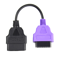 Conector de Escáner OBD 2 para Auto, Cable Adaptador de Diagnóstico MultiECUScan para Escaneo de Múltiples ECU, para Escaneo de ECU Fiat, 6 Colores