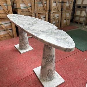 Hot bán Taj Mahal thạch anh giao diện điều khiển Bảng tùy chỉnh Hiện Đại Đồ nội thất tự nhiên màu xanh venato đá cẩm thạch <span class=keywords><strong>Countertop</strong></span> bề mặt rắn - Product Image 5