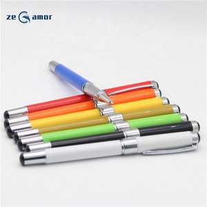 Bolígrafo de Gel 2 en 1 Multifunción con Clip Metálico Amarillo y Tapa, Personalizable con el Logotipo de Zeamor, Punta de 0.5mm, Ideal para Regalos Promocionales - Product Image 4