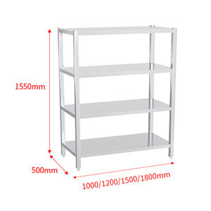 Personalización de gran cantidad de cocina para catering, cocina comercial, estantes de acero inoxidable ensamblados, estante de acero inoxidable - Product Image 2