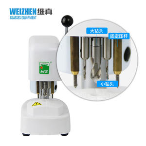 Machine à percer les verres Weizhen WZ-JP18C, perforatrice à trois trous pour la fabrication de gabarits de lunettes - Product Image 2