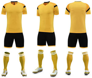 Conjuntos de Camisetas de Fútbol para Hombre Adulto, 100% Poliéster, Cuello Alto, Impresión por Transferencia de Calor, Entrenamiento de Equipo - Product Image 5