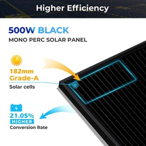 Panel Solar Monocristalino PERC de Alta Eficiencia Su n Go Ld Po Wr 500W, 125mmx125mm, 82.44x44.65x1.38 pulgadas, Modelo 45012 Guangxi - Product Image 4