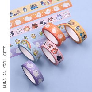 Ruban Washi Personnalisé pour Carnet de Notes, Super Longue Boucle, Motif Dessin Animé Mignon, Matériel DIY pour Carnet de Notes - Product Image 4