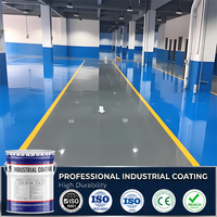 Peinture époxy liquide autolissante sans solvant pour sols, système 2K haute résistance anti-poussière pour usine pharmaceutique