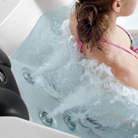Grande baignoire à Massage pour 10 personnes, bain d'extérieur, tourbillon, 126 pouces, spa, Hot Massage, livraison gratuite