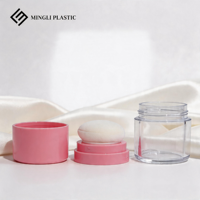 Hot Mushroom 10g Blush Hairline Poudre Pot Poudre Libre Conteneur D'emballage avec Éponge miroir Cosmétique Poudre Libre pot