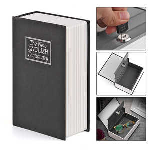 Salvadanaio a Forma di Dizionario Inglese con Chiave, Cassaforte per Monete e Contanti, Scatola di Risparmio con Serratura - Product Image 3
