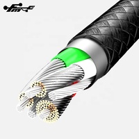 Kabel pengisi daya ponsel Usb, untuk Iphone 12 Usb C Tipe C ke 8 pin kabel Data pengisian cepat kabel logam standar 20W FMC