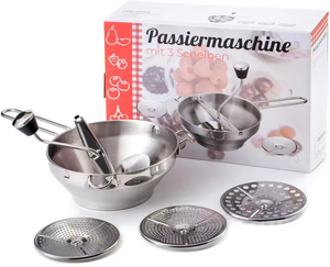 Retail Kitchen with 3 Interchangeable Discs Manual Mill Stainless Steel Food Mill <b>Vegetable</b> Food <b>Chopper</b> - Product Image 5