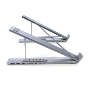 Hub USB-C WFYEAR a 8 Porte in Lega di Alluminio Regolabile per 4K30Hz PD 100W con Supporto <span class=keywords><strong>SD</strong></span>/TF, Docking Station Multifunzione 8-in-1 per Laptop - Product Image 5
