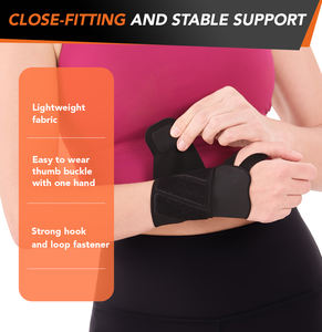 Attelle de poignet en nylon pour le tennis et le badminton, protection sportive, stabilisateur de pouce d'été, soulagement de la douleur du syndrome du canal carpien et de la tendinite - Product Image 5