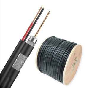 Cable Coaxial RG6 con Conductor Trenzado CCA para Monitoreo y Conexión de Energía, Resistencia a la Tensión de 1000 Libras - Product Image 4