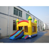 Château gonflable géant commercial ISPORT en PVC avec toboggan pour enfants - pour parcs et centres commerciaux