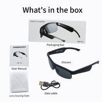 Lunettes intelligentes M6PRO 2025 avec écouteurs, qualité sonore haute définition, lunettes anti-lumière bleue adaptées, lunettes VR