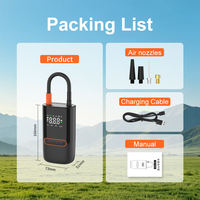 Compresseur d'air sans fil portable à écran numérique, gonfleur de pneus, batterie externe 150 psi, gonflage rapide – Meilleures ventes