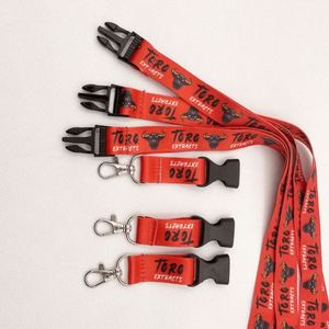 Wholesale Badge <b>Polyester</b> Mobile Phone <b>Lanyard</b> Keychain <b>Lanyards</b> With Logo Custom Work Permit Hanging Rope - Product Image 4