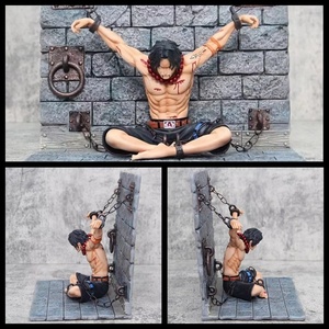 Anime japonés muñeca una pieza GK prisión versión batalla daño Ace figura de acción para modelo ornamento - Product Image 3