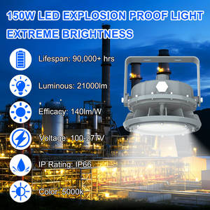 El Fabricante Suministra Luces LED Industriales a Prueba de Explosiones con Certificación ATEX de Alta Calidad, 20W 400W, Resistentes al Agua con Clasificación IP - Product Image 2