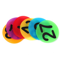 Lot de 12 marqueurs de sol écologiques et colorés de 5 pouces pour enseignants et éducateurs, personnalisables en forme de lettres, pour sièges de classe – Vente chaude