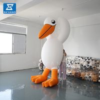 Mascotte gonflable de modèle d'oie de canard mascotte gonflable publicitaire personnalisée
