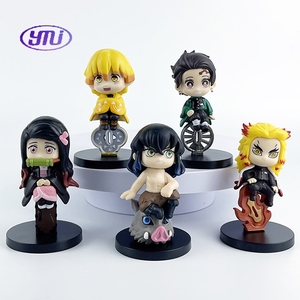 Set de 5 Figuras de Acción Miniatura de Personajes de Anime Japonés, Colección de Modelos de <span class=keywords><strong>Manga</strong></span>, Decoración de Juguetes - Product Image 1