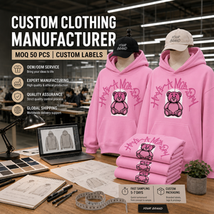 Sudadera con capucha para hombre de algodón polar personalizada, estilo Y2K, con estampado de oso graffiti 'HAVE NICE DAY' y texto 'Drip', corte crudo en el bajo, fabricante de ropa - Product Image 1