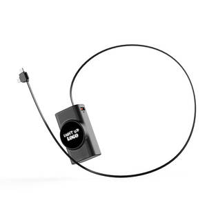 אופנה מיני כבל נשלף בנק 10000mah נייד נייד טעינה מהיר טלפון נייד מטען סוללה עבור בנק החשמל iPhone - Product Image 1