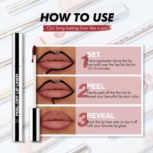 Delineador de Labios Impermeable, Desprendible, Resistente a las Manchas, Mate, de Larga Duración, No se Desvanece - Product Image 2