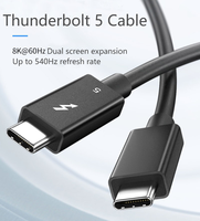 Câble de charge PD 240W, transfert de données 80 Gbps, 5A, 8K 60Hz, puce Cypress CYPD2103, Thunderbolt 5