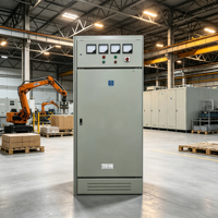 Armoire de compensation à faible tension AC 380V Zhixin GGJ à économie d'énergie, panneau de réglage de puissance réactive IP30, condensateurs 4-12 voies